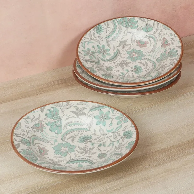 Ceramic Pasta Plate (Multicolor) - Set Of Four media 3