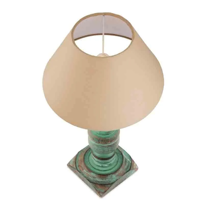 Lueur Fabric Table Lamp - Blue,Brown media 5
