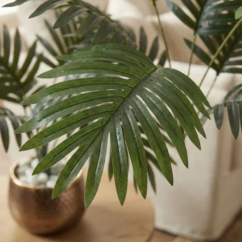 Palmora Artificial Areca Palm Plant With Black Plastic Pot - 1.8 ft media 6