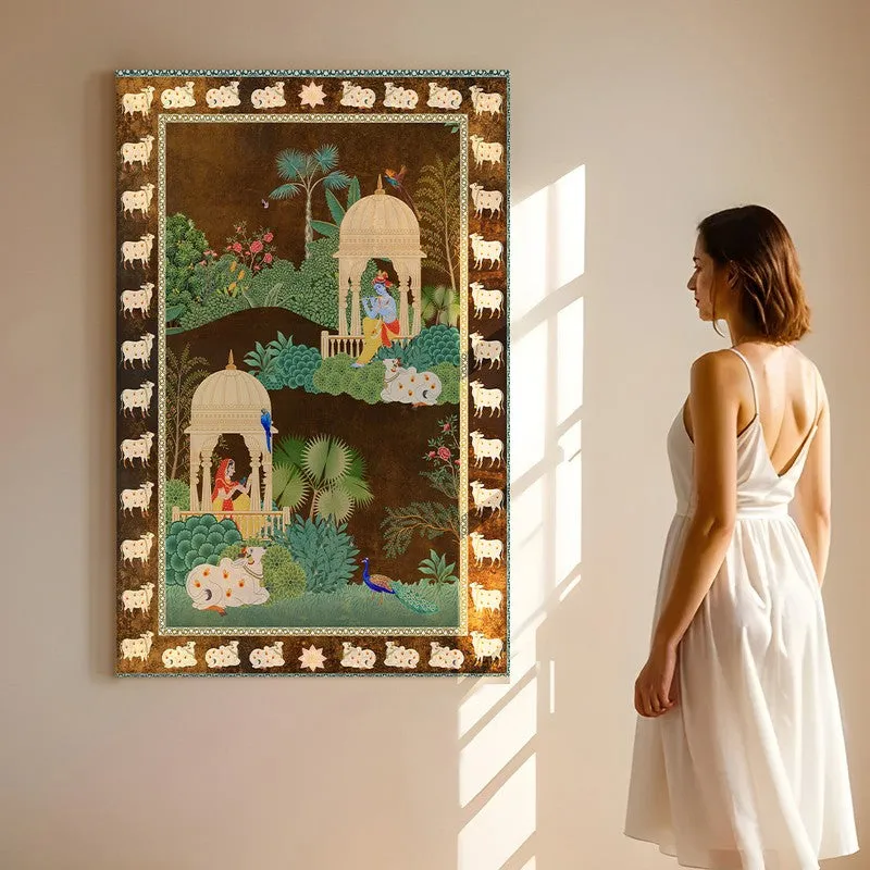 Vrindavan Bliss Wall Art media 5