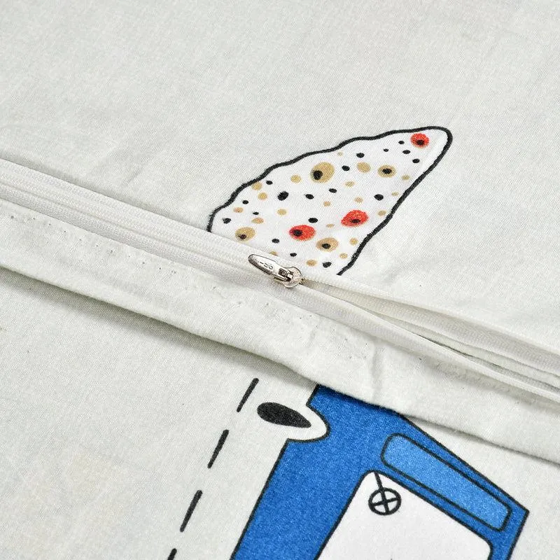 Trucker's Tuck-In Kids' Cotton Duvet Cover - 210 TC media 4