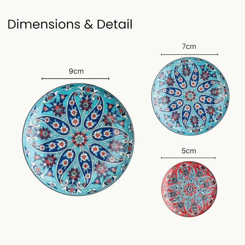Mandala Design Metal Fridge Magnets - Set Of Five media 8