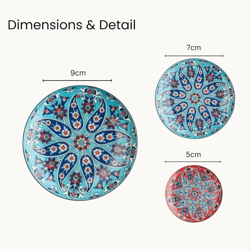 Mandala Design Metal Fridge Magnets - Set Of Five media 8