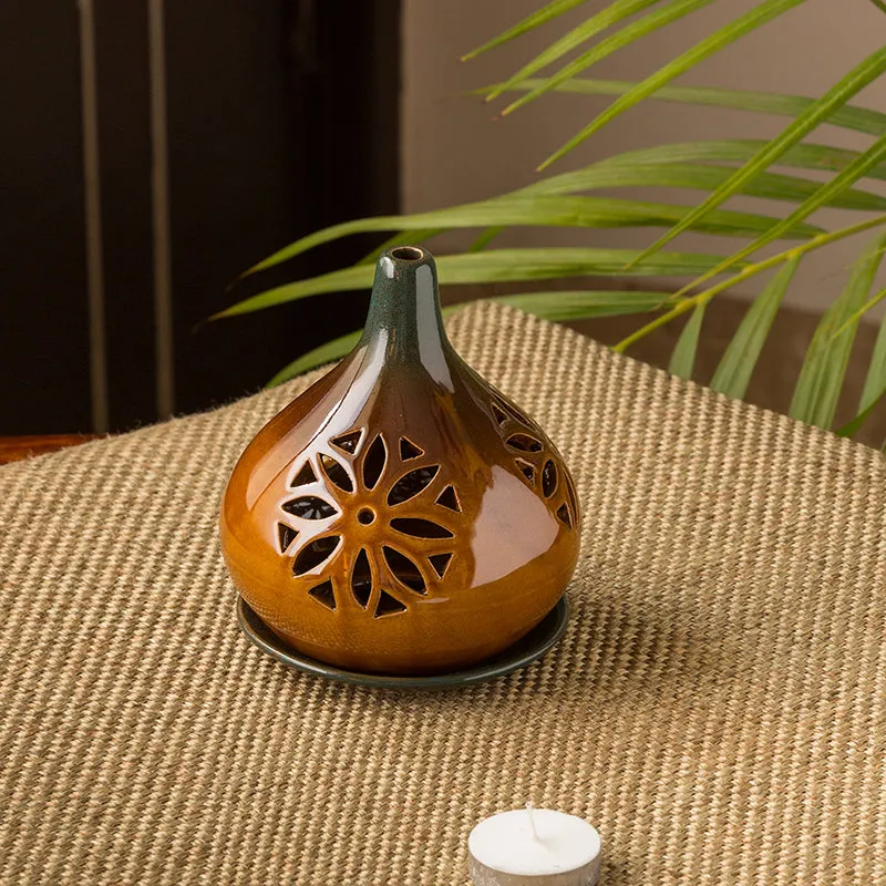 Hanabi Ceramic Tea Light Holder media 1