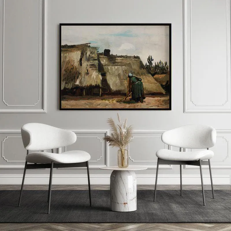 Traditional Village Scene Canvas Wall Painting media 5