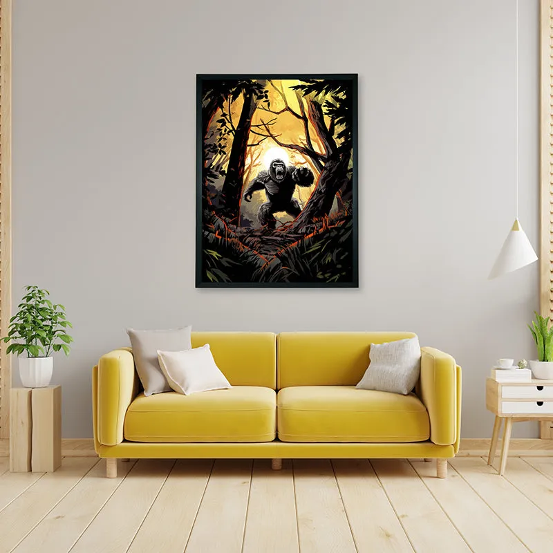 Gorilla Game Canvas Wall Art media 5