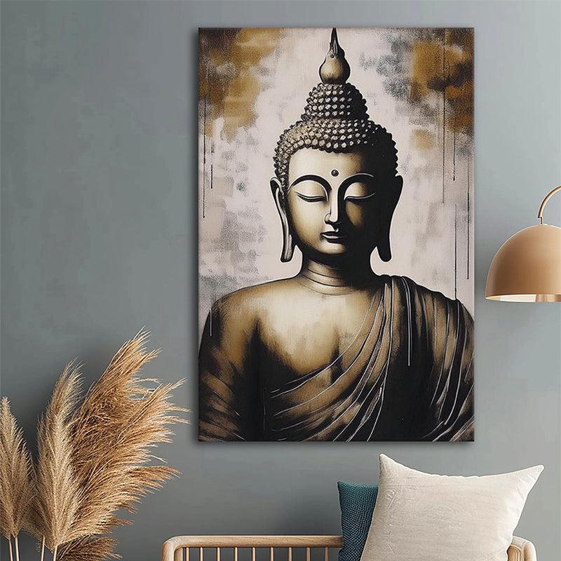 Mystical Buddha Wall Painting