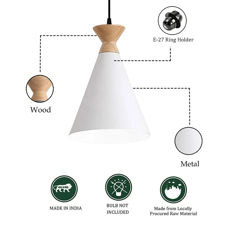 Laira Metal Ceiling Lamp - White media 4