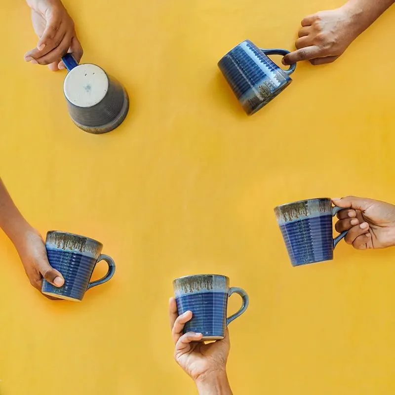 Halmi Ceramic Tea Cup (240 mL Each) - Set of Two media 4