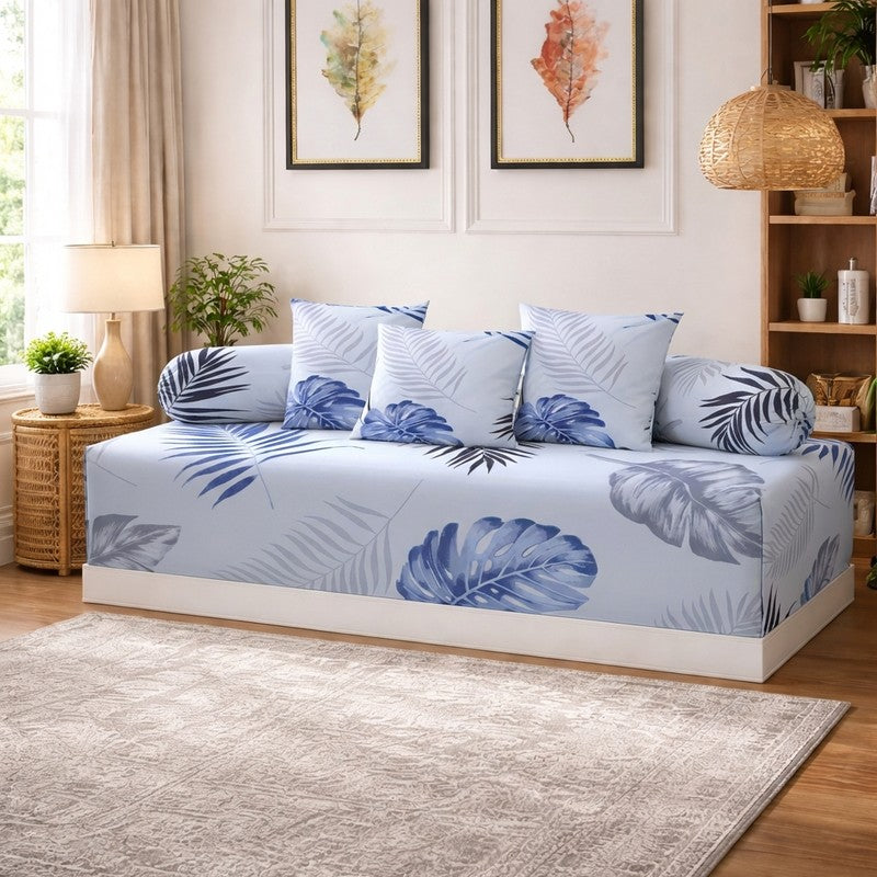 Sunjara Printed Diwan Set - Six Piece Set