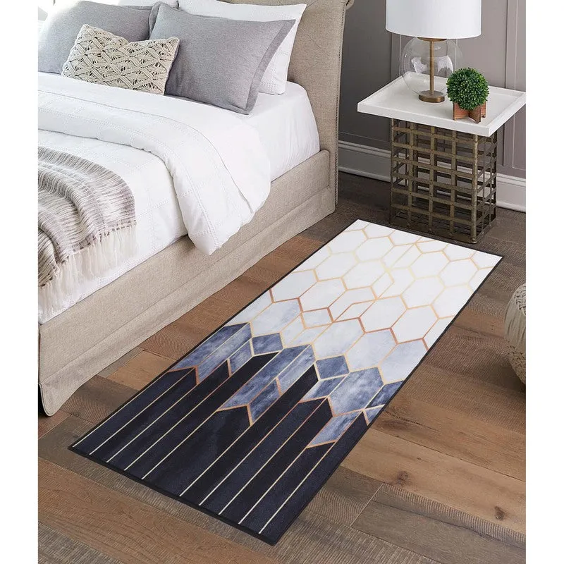 Hexa Anti-Skid Nylon Runner Rug media 3