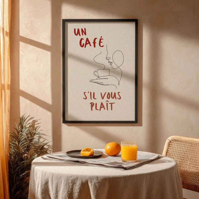 Aroma Abstract Archival Canas Wall Art - Black media 4