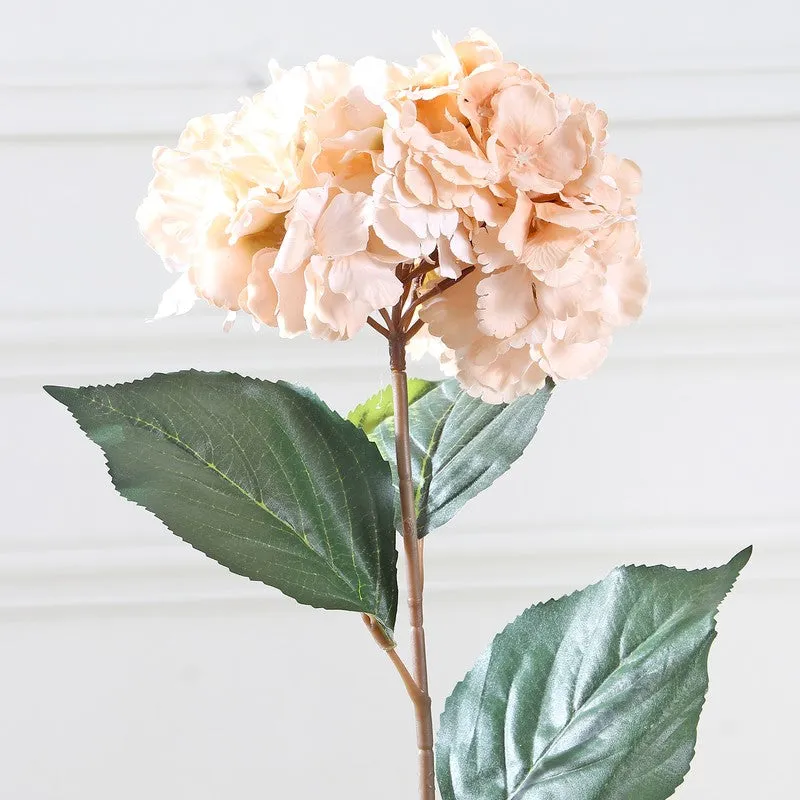 Hydrangea Artificial Flower Stem - Ivory media 5