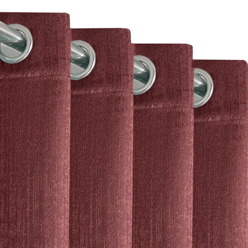 Saral Home Auriel Room Darkening Curtain - Mauve media 4