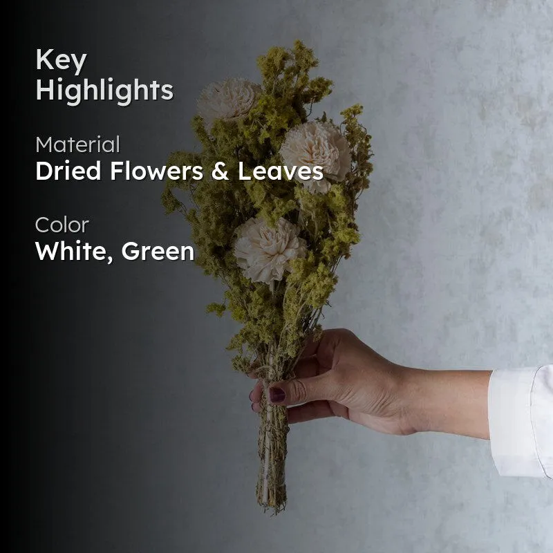 Nimeira Dried Flower Bunch - Green media 2