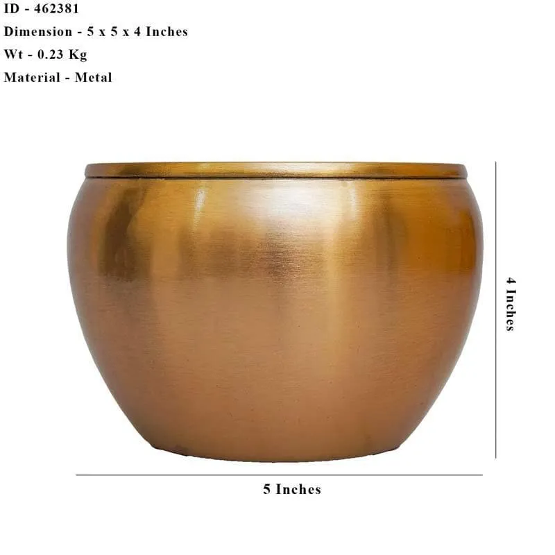 Glossy Gold Planter media 7