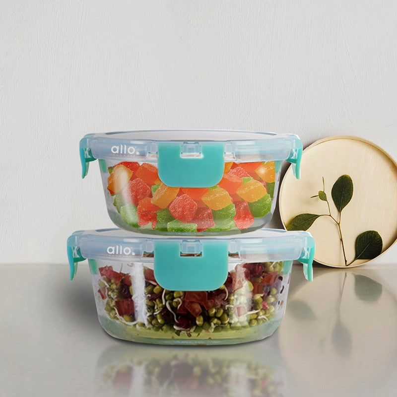Gobzo Leak Proof Glass Lunch Box - Set Of Two media 5