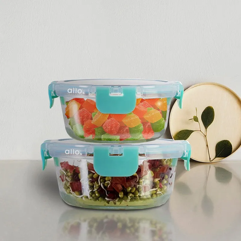 Gobzo Leak Proof Glass Lunch Box - Set Of Two media 5