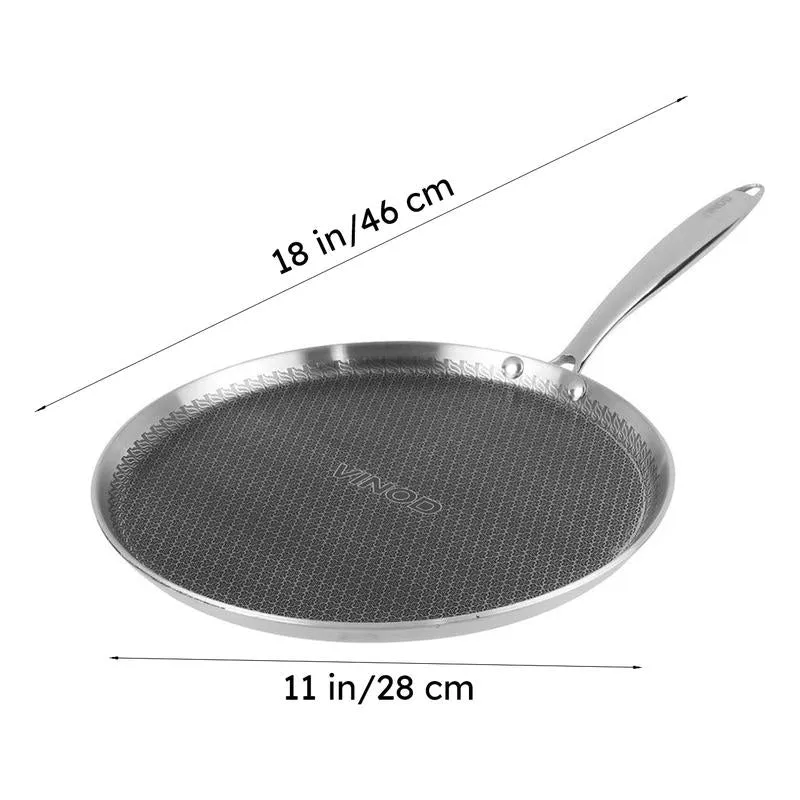Vinod Velric Stainless Steel Dosa Tawa - 46 cm media 10