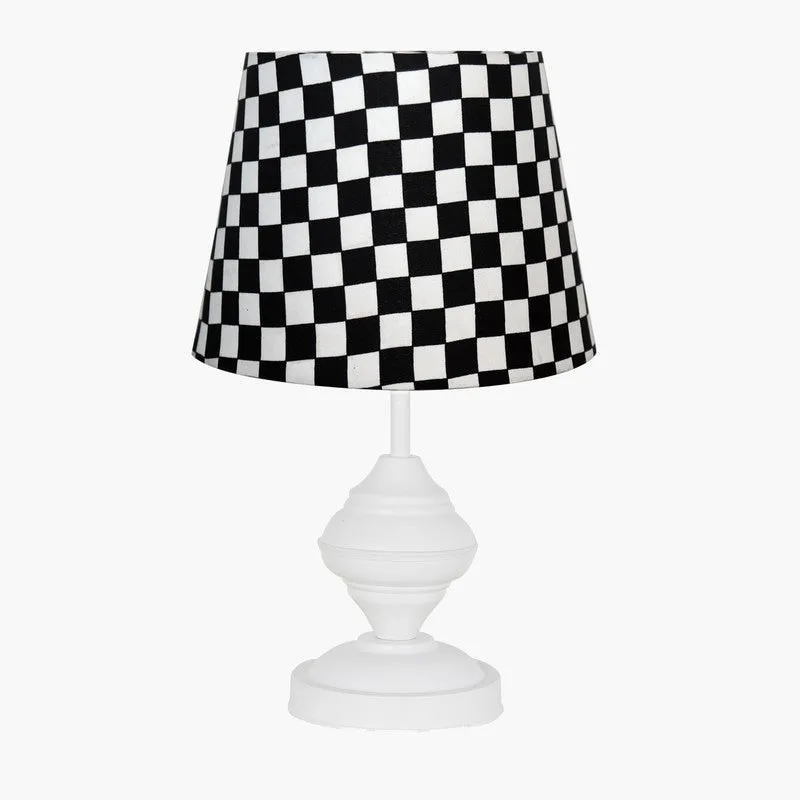 TwilightGlow Night Light Wooden Table Lamp - Black,White media 4