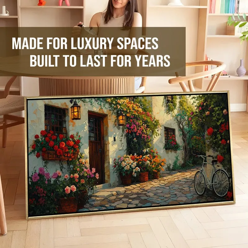 Enduring Charm Canvas Wall Painting With Frame media 7