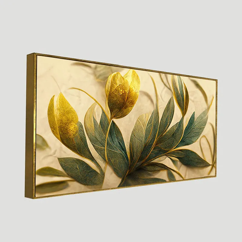 Silvera Flora Wall Painting With Frame media 7