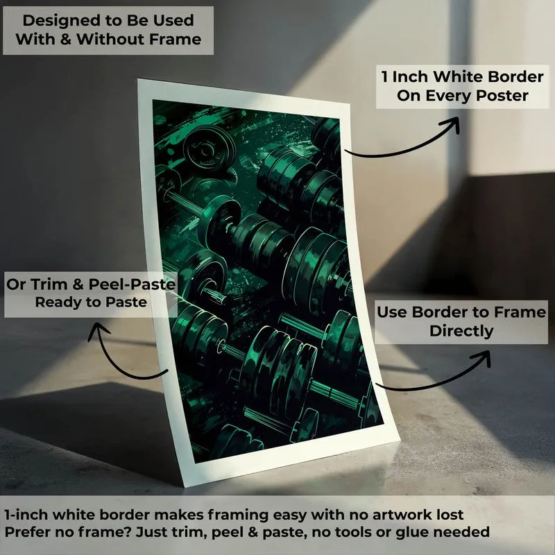Neon Strength Wall Poster media 10