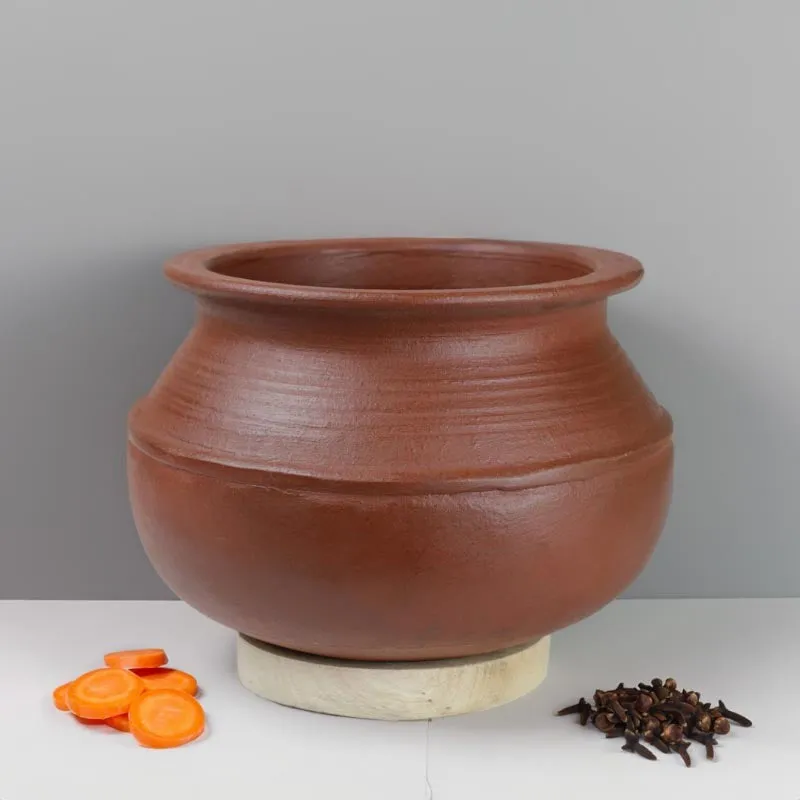 Kalikasan Rice Clay Pot Brown 3000 mL / 9 Inches media 1