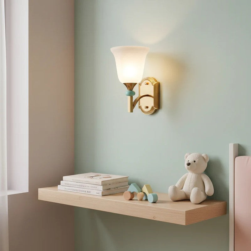 Vintage Petal Metal Wall Lamp