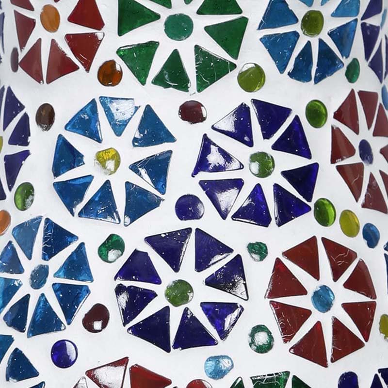 Phulkari Mosaic Glass & Metal Wall Lamp media 5