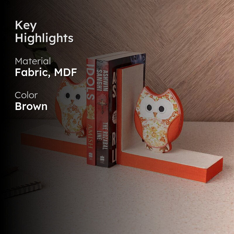 Hoot Hop Book Ends (Owlery Collection) - Set Of Two media 2