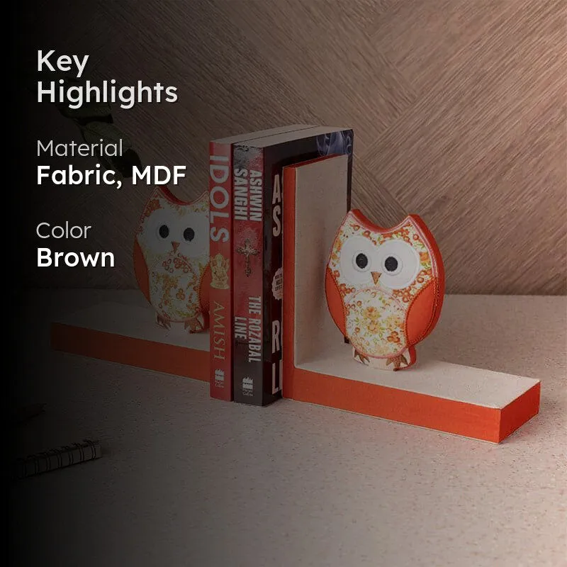 Hoot Hop Book Ends (Owlery Collection) - Set Of Two media 2