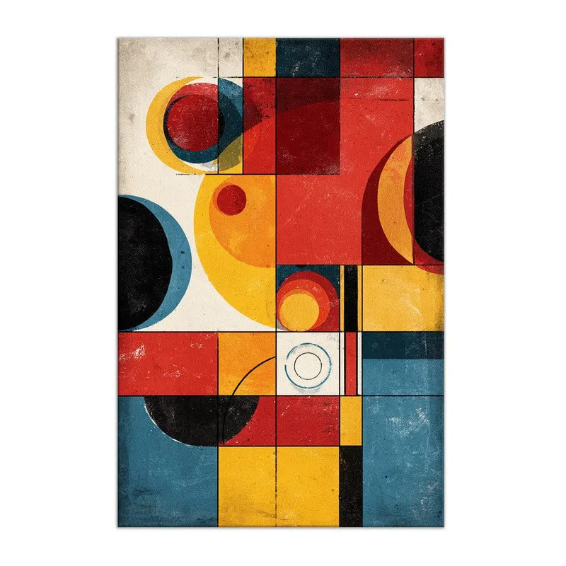 Fracta Lines Abstract Canvas Wall Art media 3