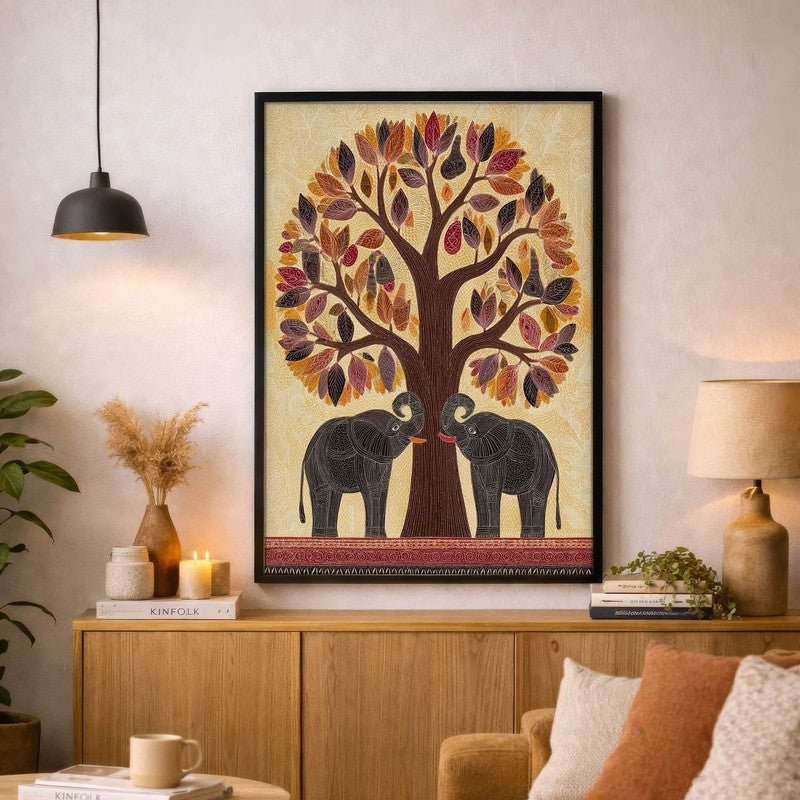 Aranya Canvas Wall Painting With Black Frame media 7