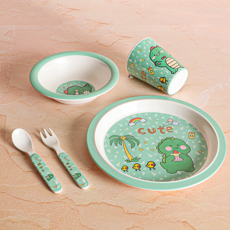 Dino Era Kids Dinner Set - Five Piece Set media 3
