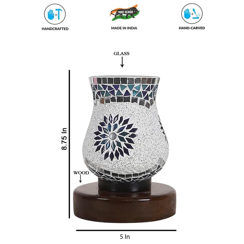 Gleamine Mosaic Glass Table Lamp - Multicolor media 8