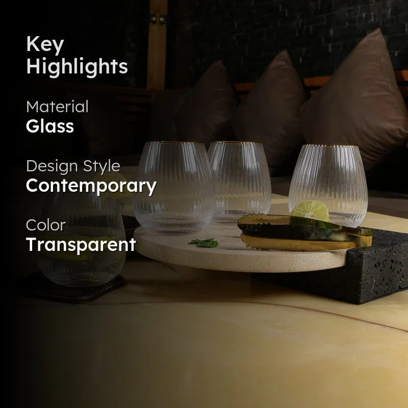 Aqua Serve Drinking Glasses (360 mL Each) - Set of Four media 2