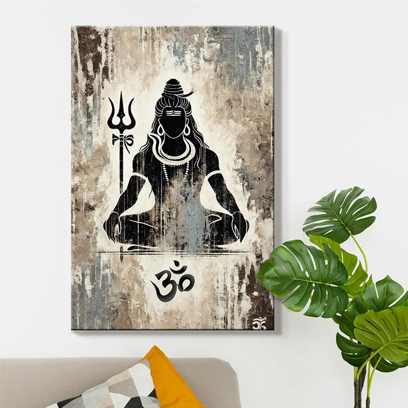 The Trance Of Shiva Poly Canvas Wall Painting media 6