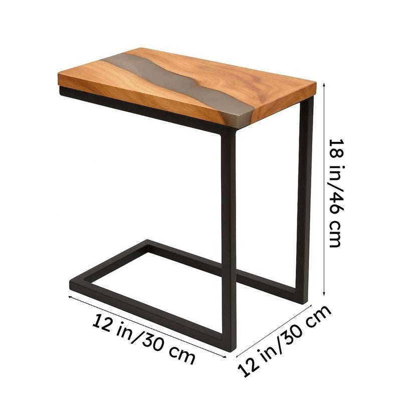 Zarlo Puregrain Teak Wood Side Table media 7