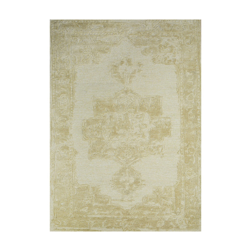 Jaipur Rugs Intaglio Hand Tufted Carpet - Beige, Cream - 6 x 9 ft
