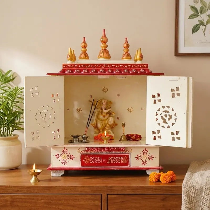 Royal Reverence Wooden Mandir