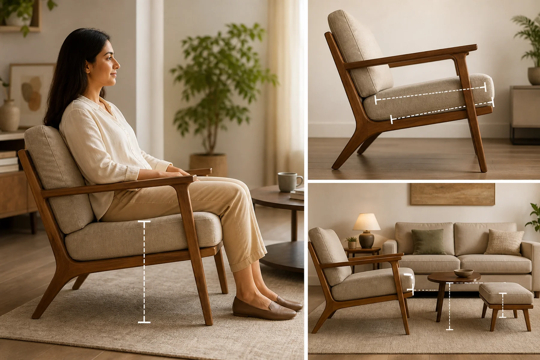 Lounge Chair Seat Height: How to Choose Comfortably