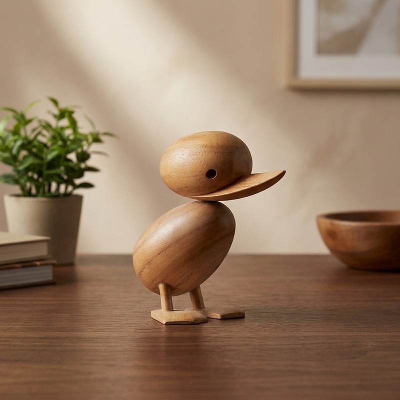 Duckling Wood Showpiece