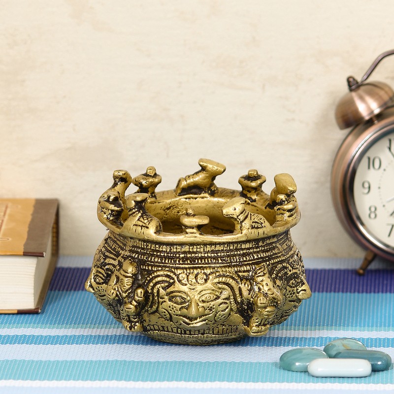 Shivling Nandi Brass Kalash