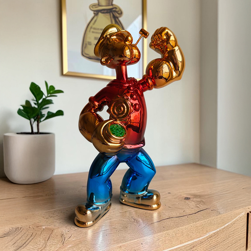 Popeye The Sailor Showpiece - Red