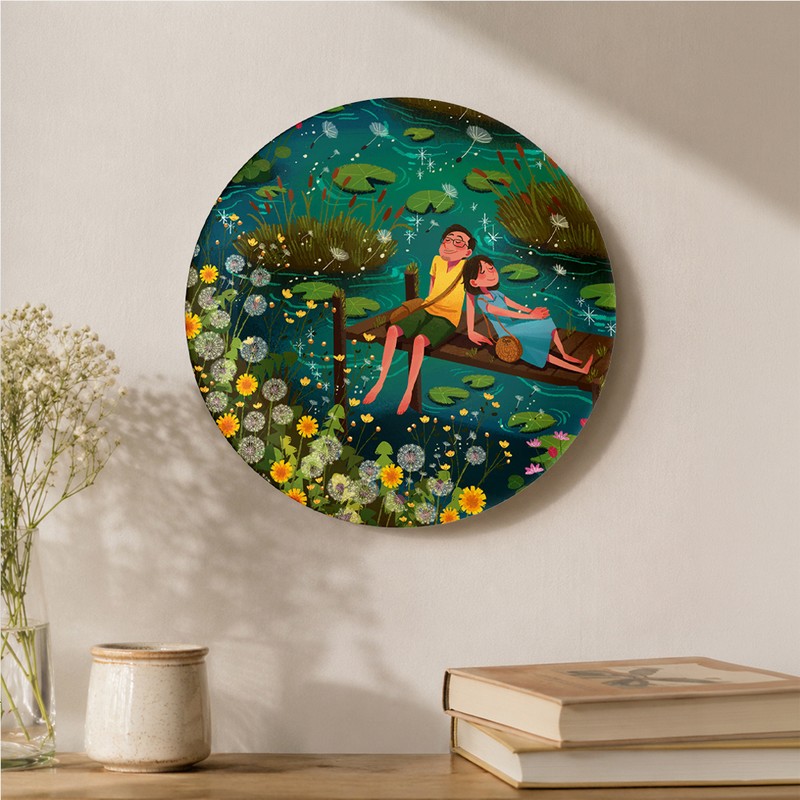 Finding Home Ceramic Wall Plate
