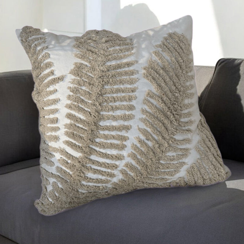 Pillowvive Tufted Cushion Cover Set - 18 x 18 Inches