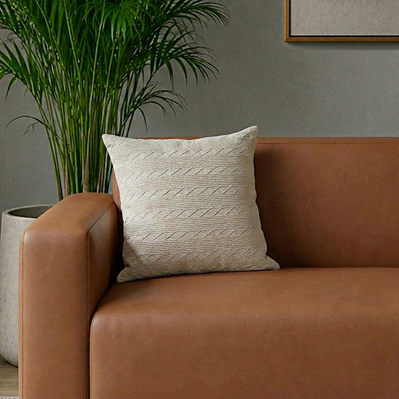 Orna Thread Cotton Cushion Cover
