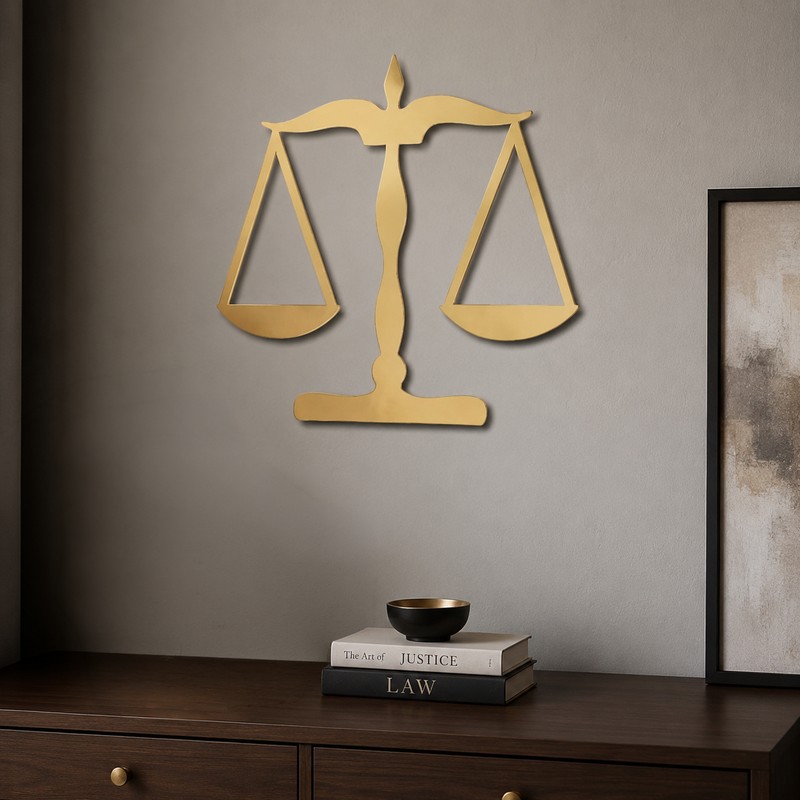 Justice in Balance Wall Accent