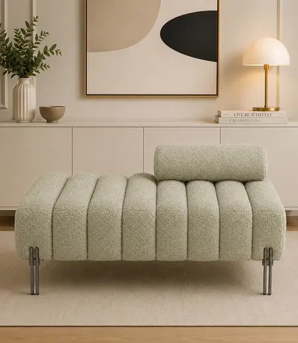 Boucle Fabric · Metal